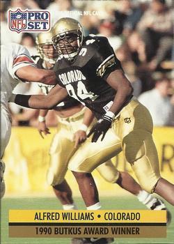 Alfred Williams Colorado Buffaloes 1991 Pro set NFL #35